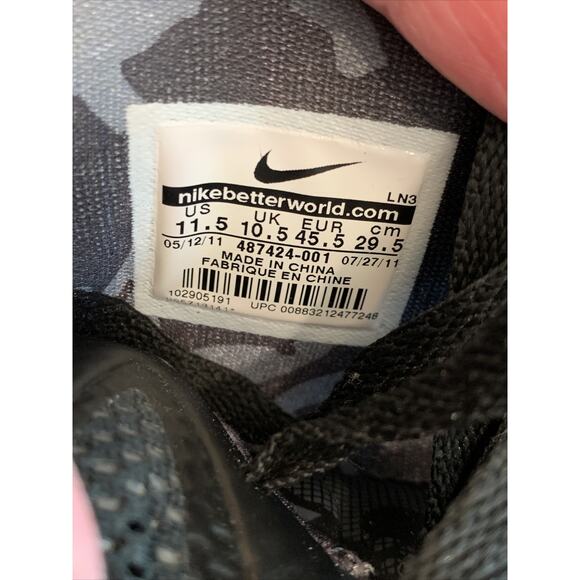 Nike Zoom HyperFuse 487424-001 PE Rondo Celtics Sz 11.5 Black/Clover Green - Picture 12 of 12